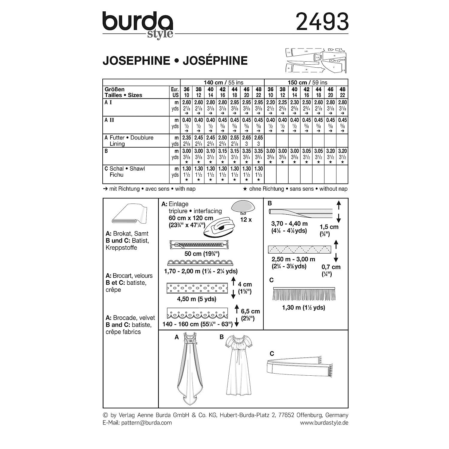 burda Schnitt 2493 