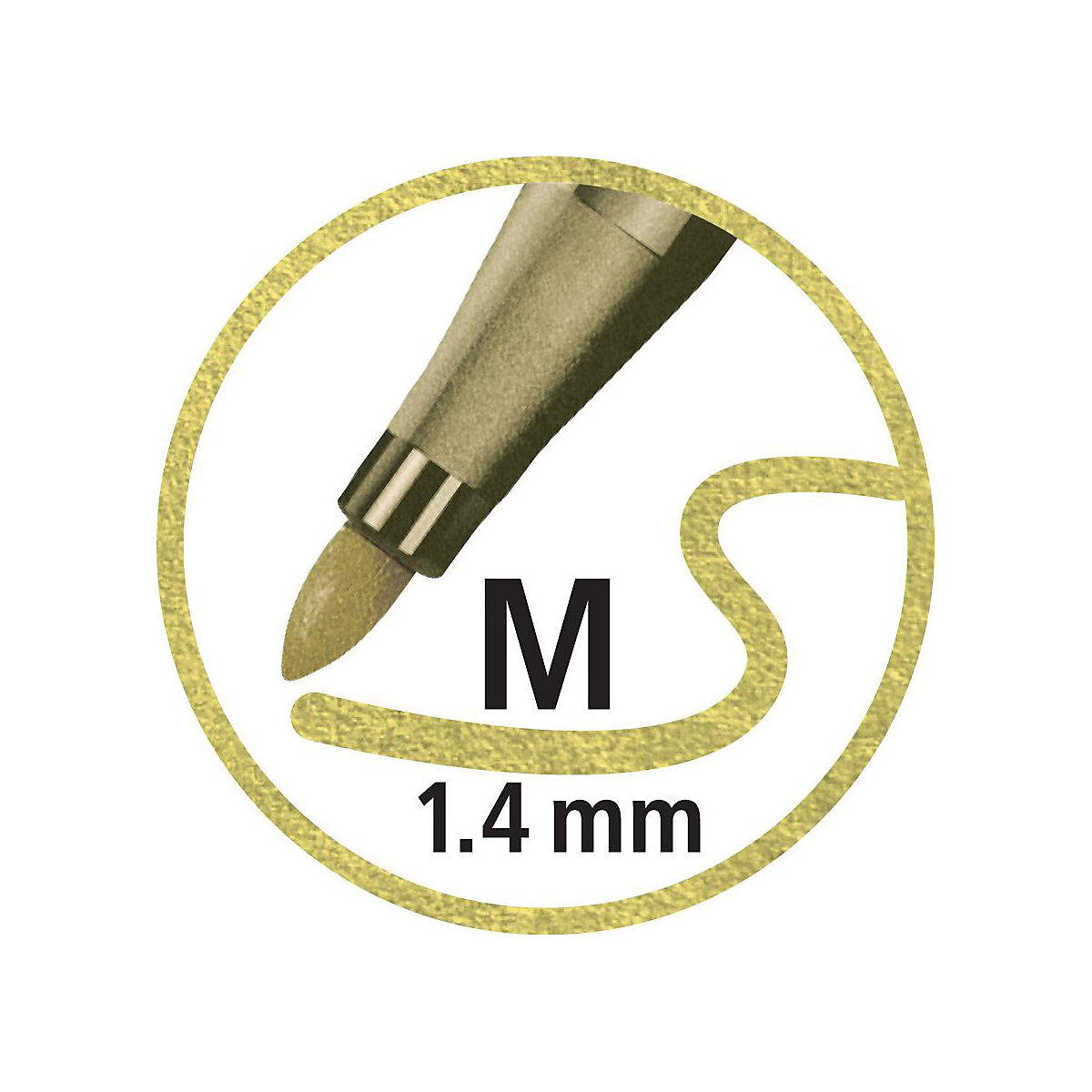 Premium Metallic-Filzstift Pen 68 metallic, 6 Farben