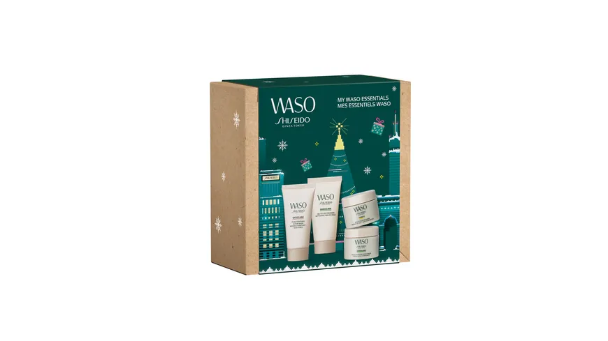 SHISEIDO WASO Holiday Essentials Kit Geschenkpackung