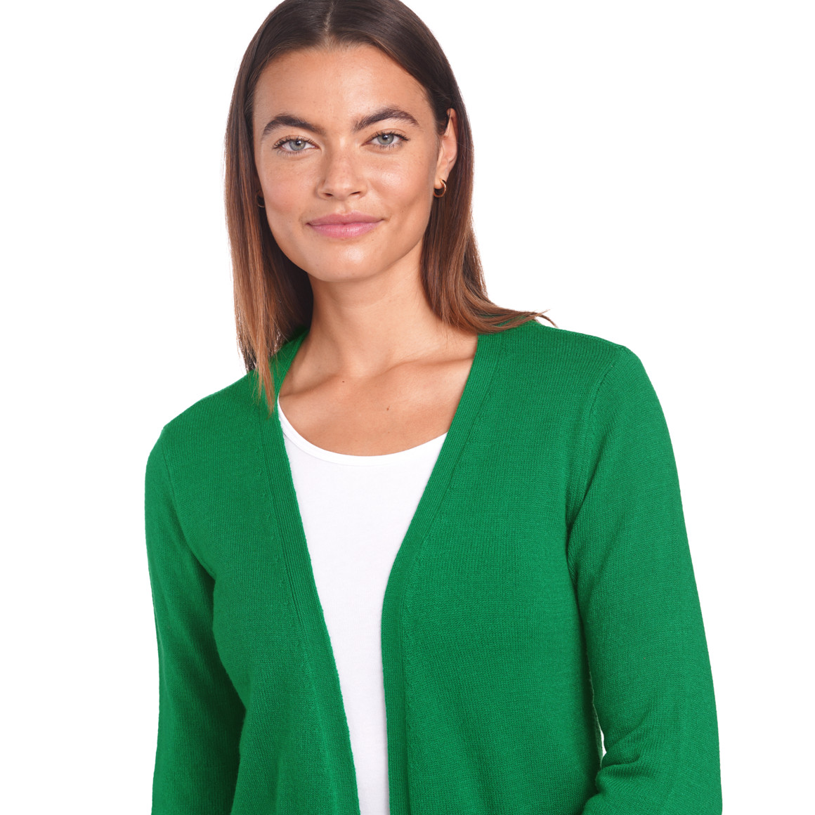 Damen Strickjacke mit zwei Einschubtaschen