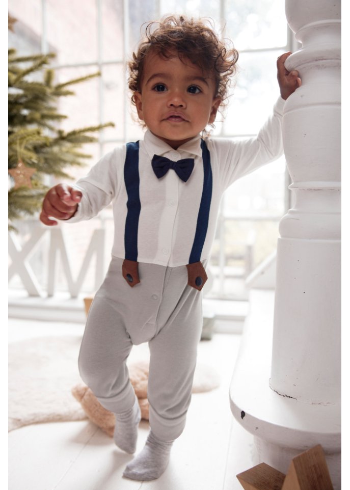 Festlicher Baby Overall aus Biobaumwolle