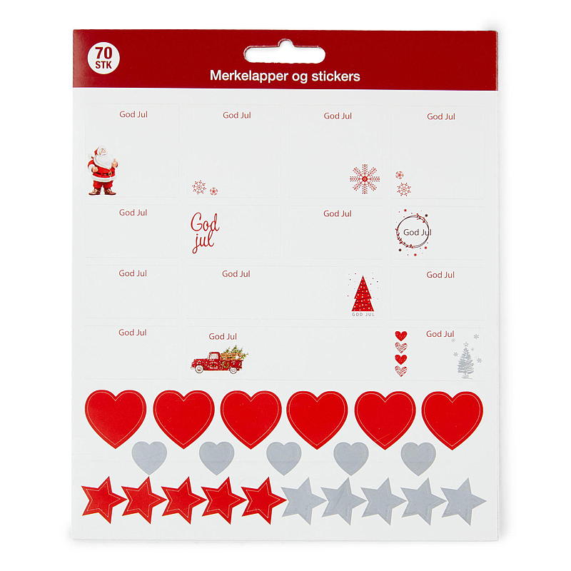 Home Merkelapp/stickers 70 stk