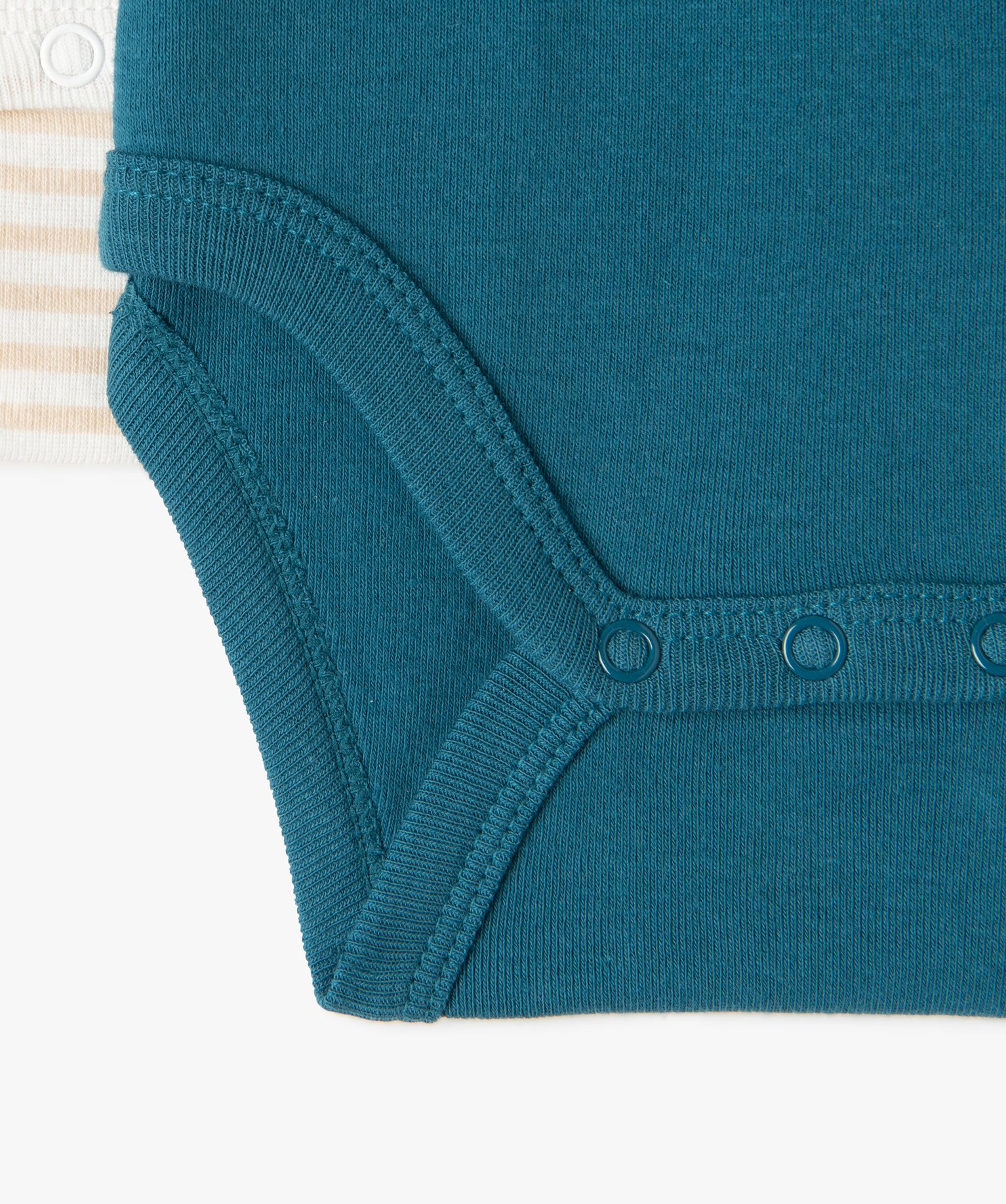 Body bébé imprimé à manches longues (lot de 2) beige | GEMO