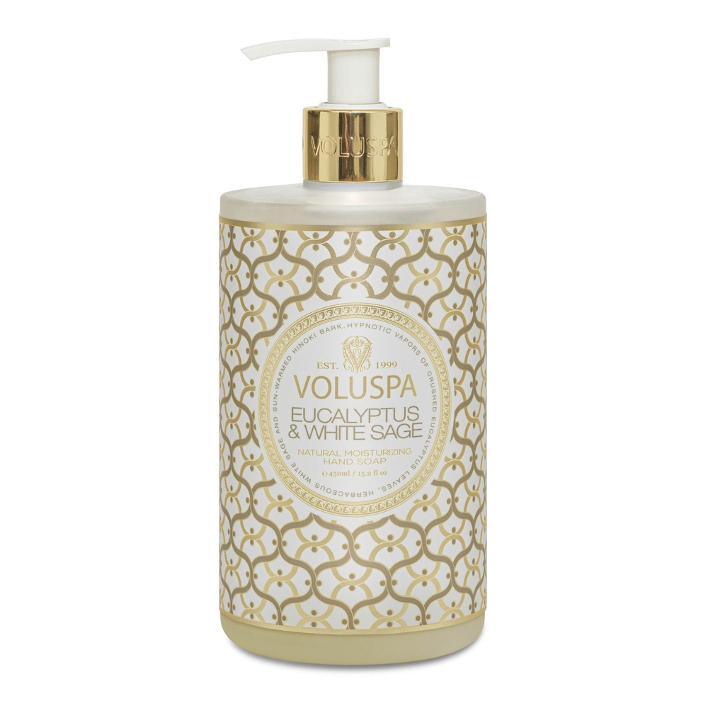 voluspa EUCALYPTUS WHITE SAGE HANDSOAP Savon Main