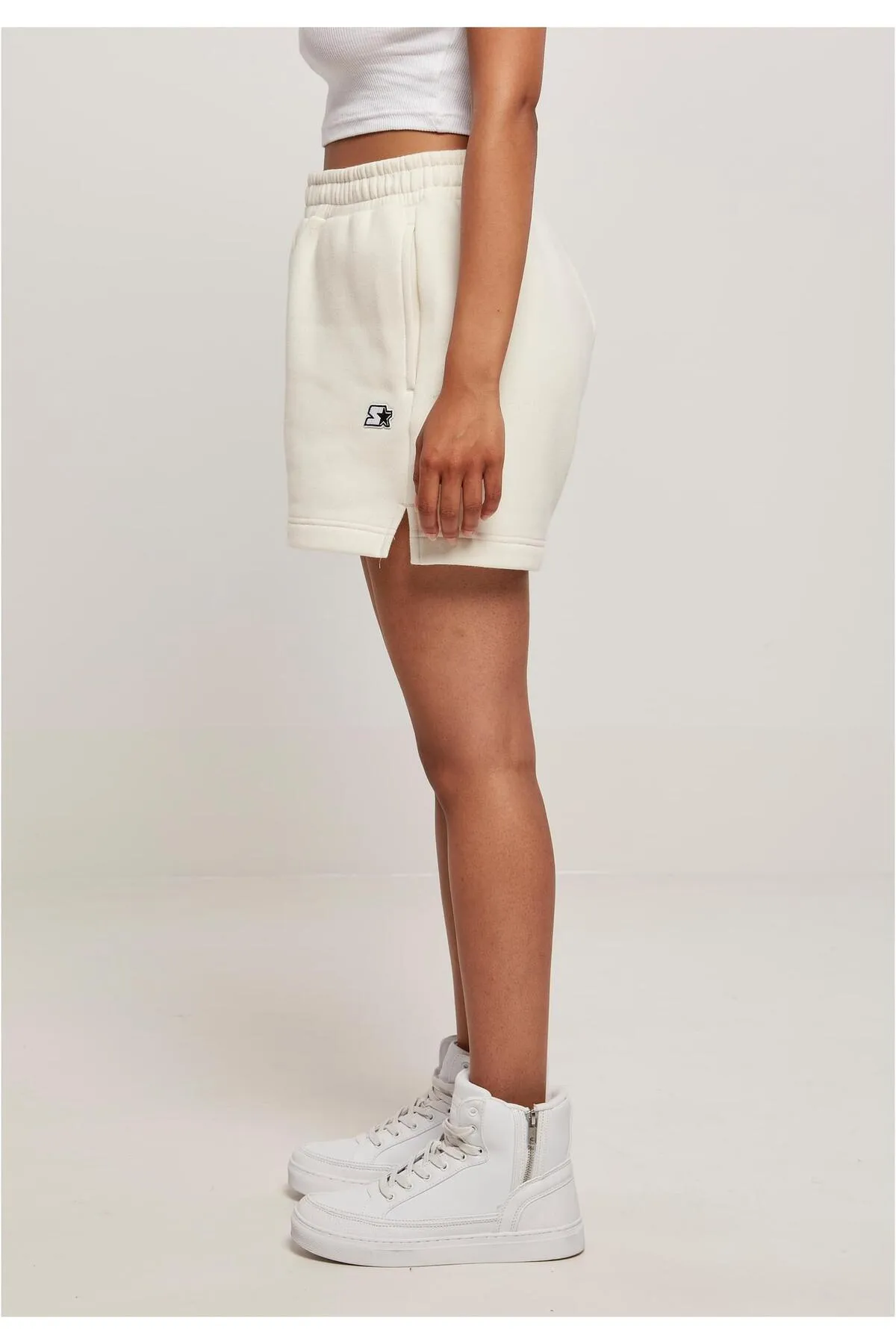 Starter  Kurze Sporthose - Weiß - Mittlerer Bund