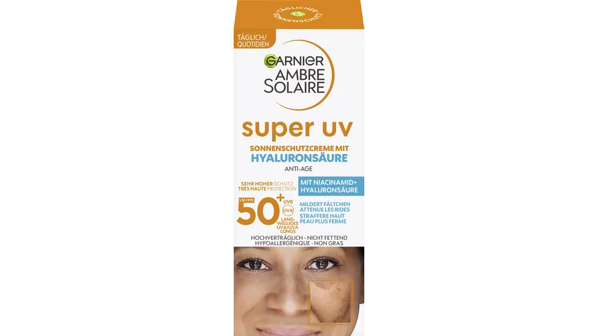 Garnier Ambre Solaire Anti-Age Sonnenschutz-Milch LSF50+ 50 ml