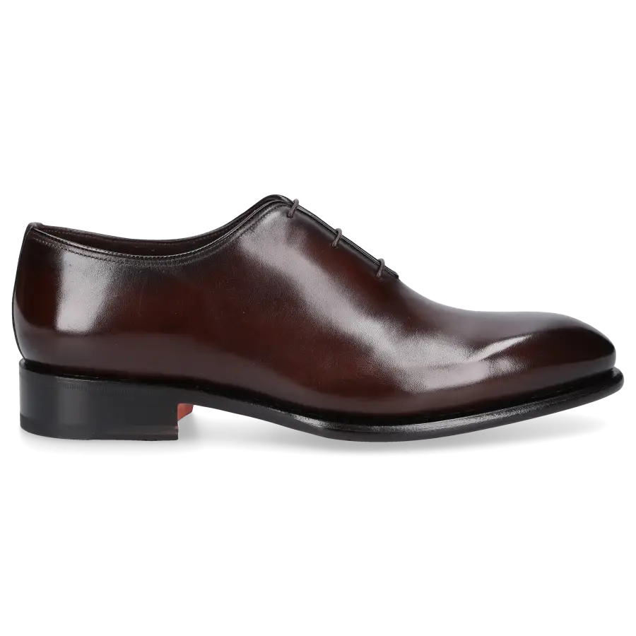 Santoni - Businessschuhe Oxford 16229 Kalbsleder - braun
