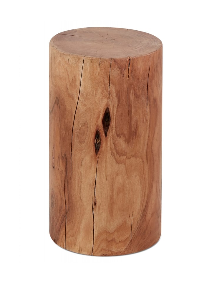 KADIMA DESIGN Baumstammhocker aus massivem Akazienholz | Zeitloser Landhausstil günstig kaufen onesize
