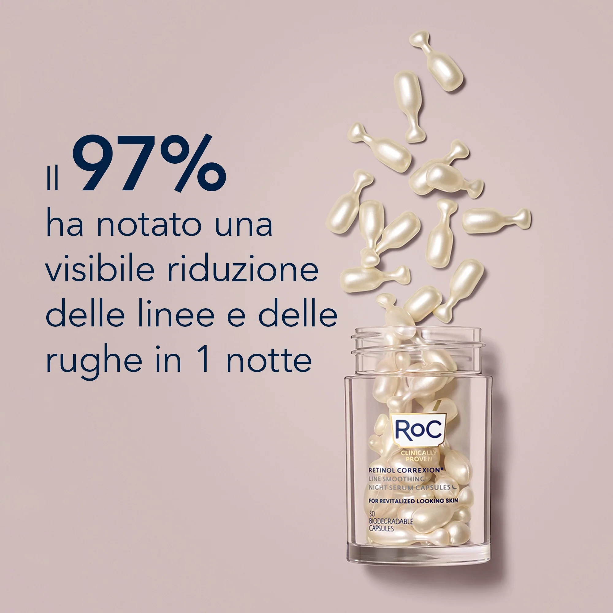 Retinol Correxion Line Smoothing noćni serum za lice u kapsulama - Noćni tretman protiv bora, Serum za lice protiv bora