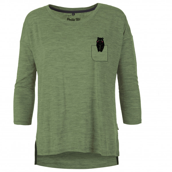 Pally'Hi - Women's 3/4 Longsleeve Fairy Beary - Merinoshirt