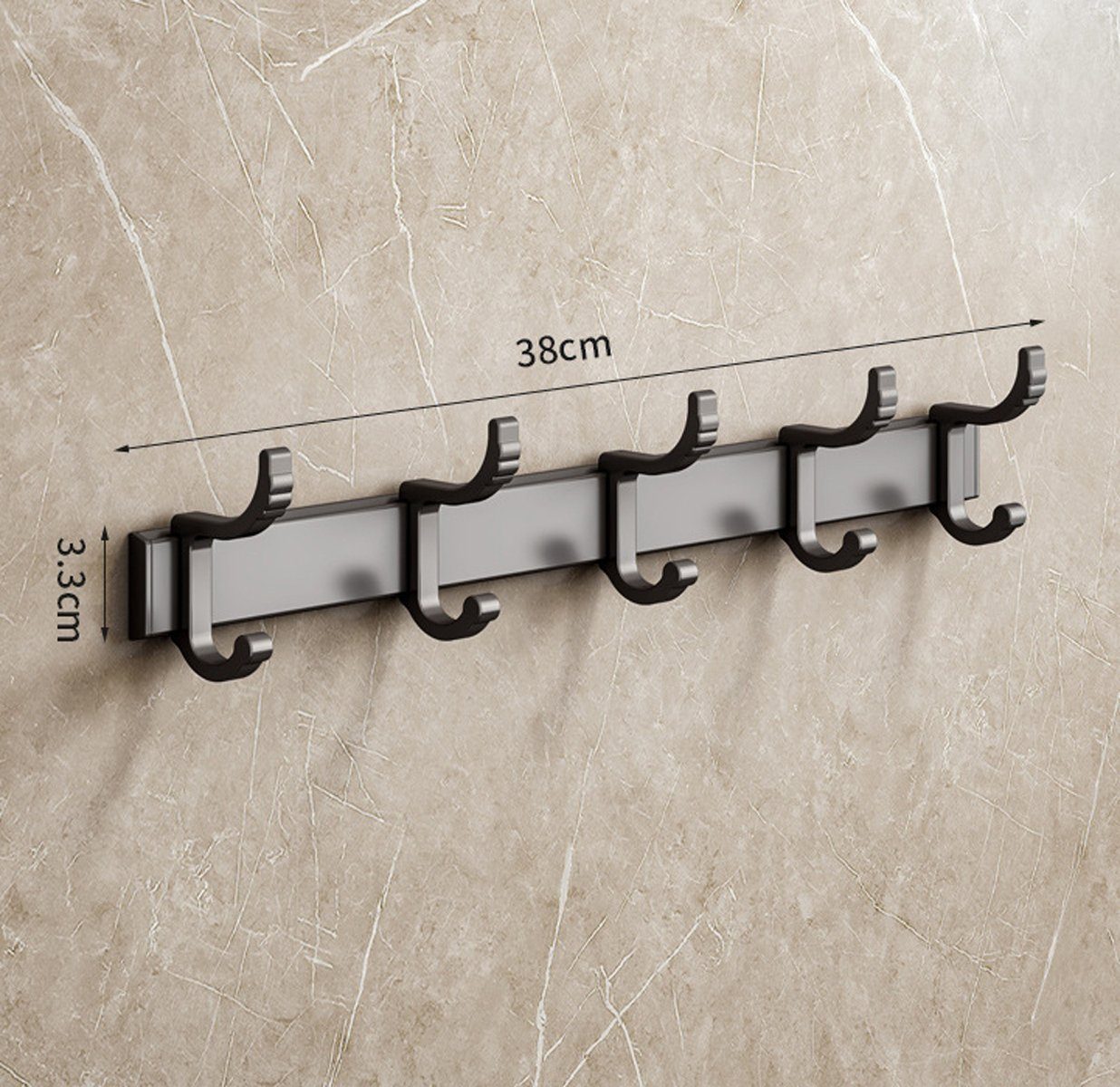 Aatrx Wandhaken Badezimmer-Wandhaken, kein Bohren von Löchern erforderlich, (1-St)