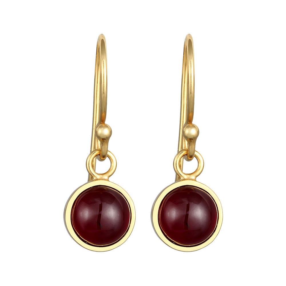 Elli PREMIUM Elli PREMIUM Boucles d'Oreilles Femmes Pendentif d'oreilles Basique Rond avec Gre Boucles d'oreilles