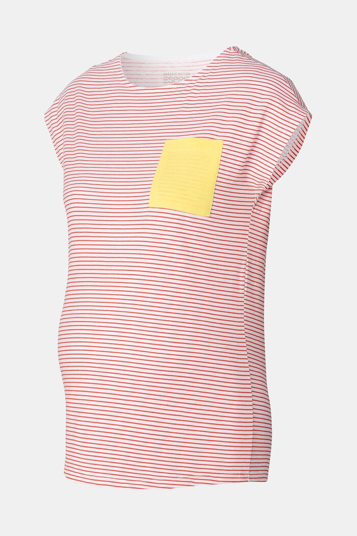 T-Shirt mit Streifen, Bio-Baumwolle