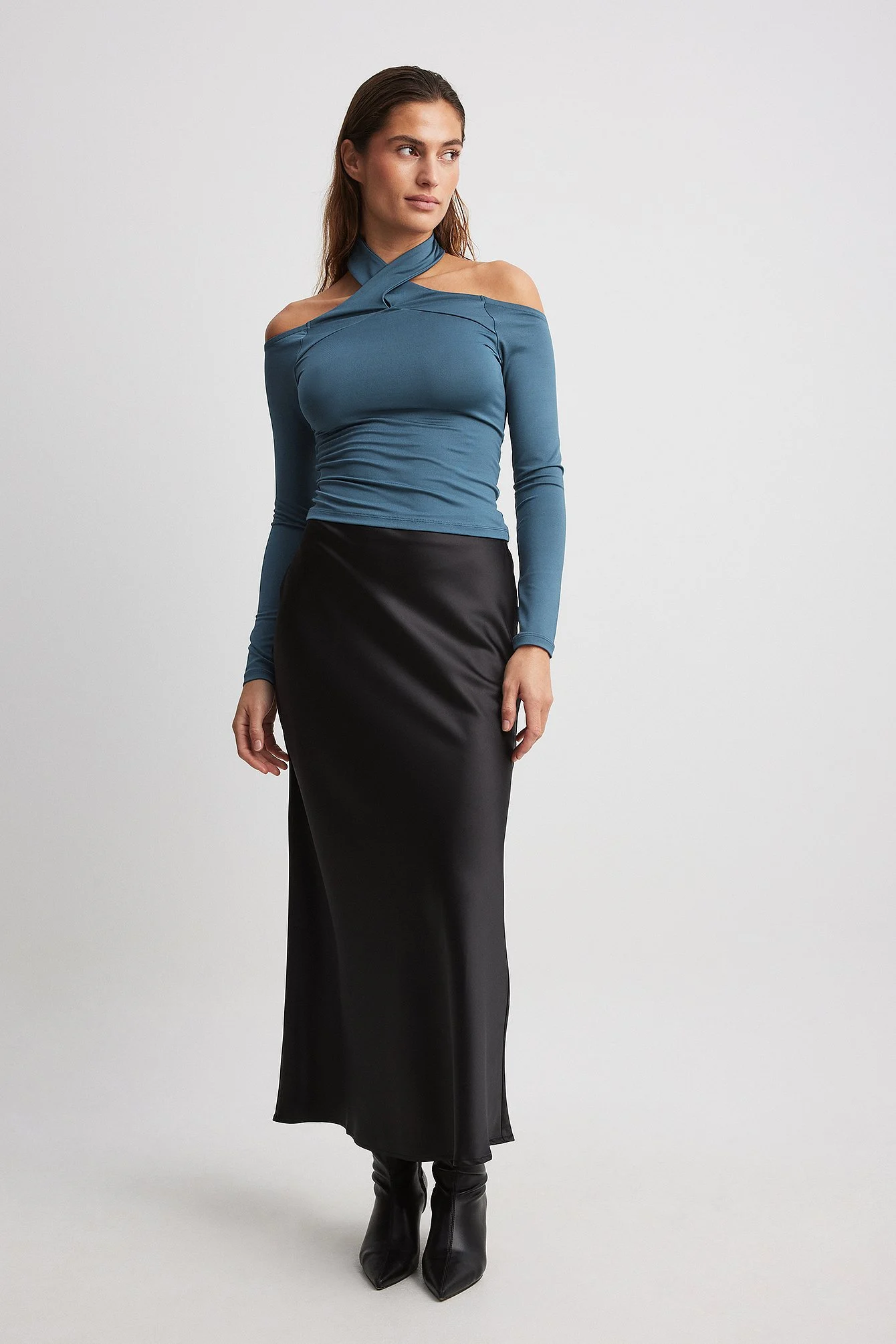 Langarmshirt mit Neckholder