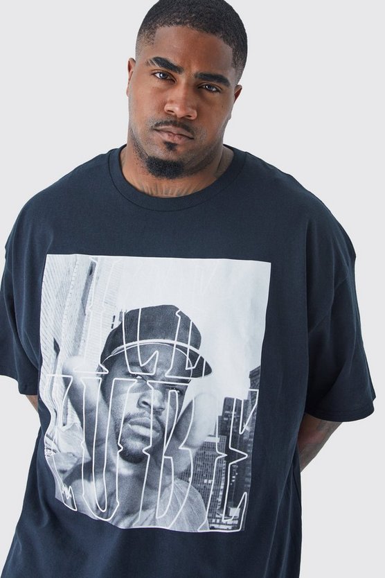 Plus Size T-Shirt mit lizenziertem Ice Cube Print