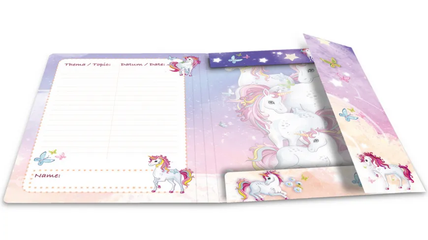 HERMA Sammelmappe A4 Karton Einhorn