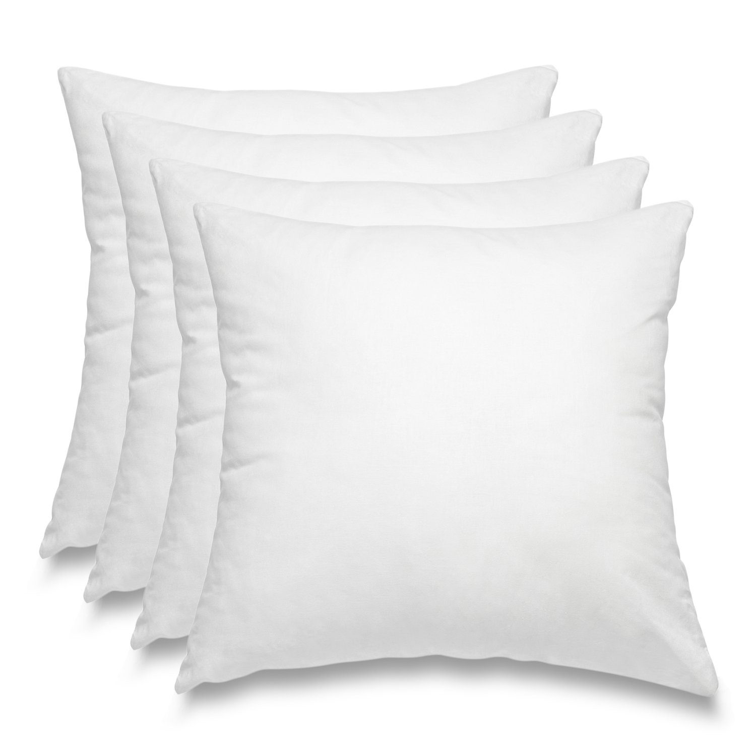 Federkissen Home, 50x50 cm, wometo, Füllung: Federn, 4, Kissenfüllung mit Bezug aus Baumwolle und Füllung aus 100% Federn