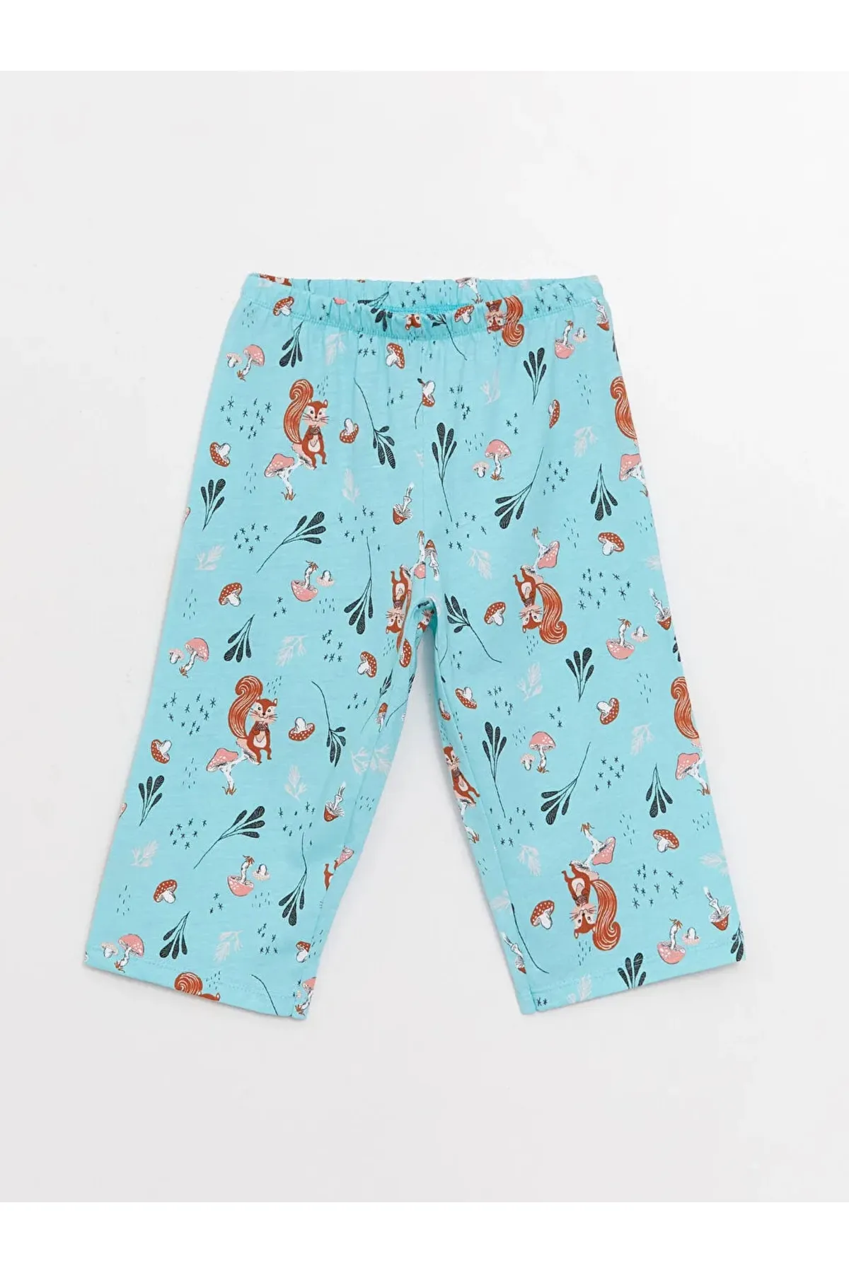 LC Waikiki  Lcw Kids Pyjama-Set mit Rundhalsausschnitt und Aufdruck, kurzärmlig, für Mädchen