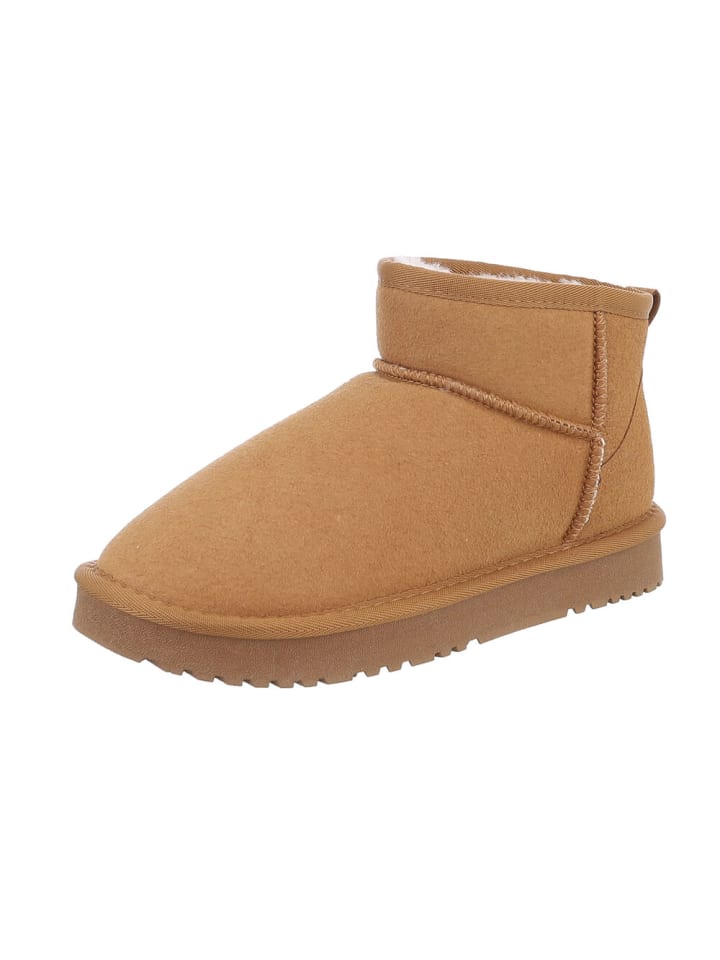Ital-Design Stiefelette in Camel günstig kaufen