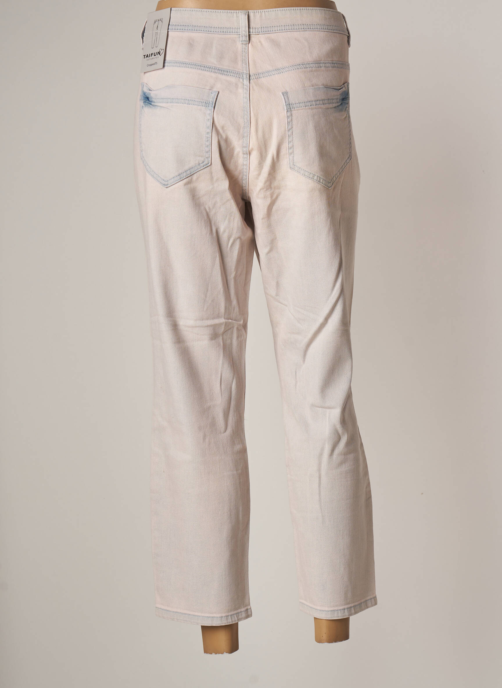 Taifun Jeans Coupe Slim Femme couleur rose