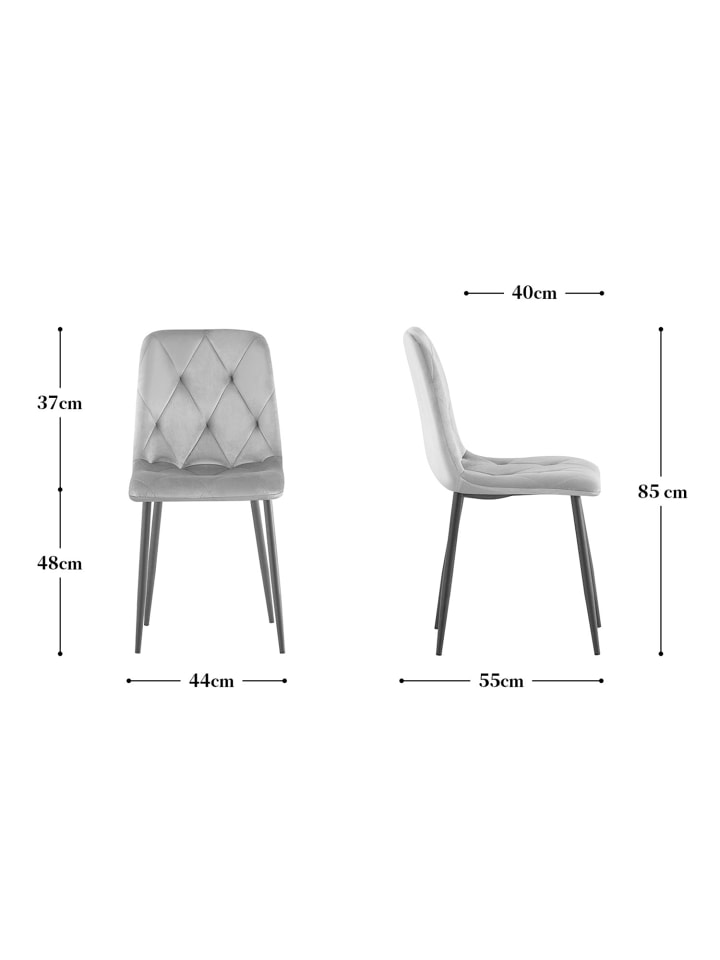 B&D Home 5-tlg. Set: Essgruppe Jona in Beton günstig kaufen
