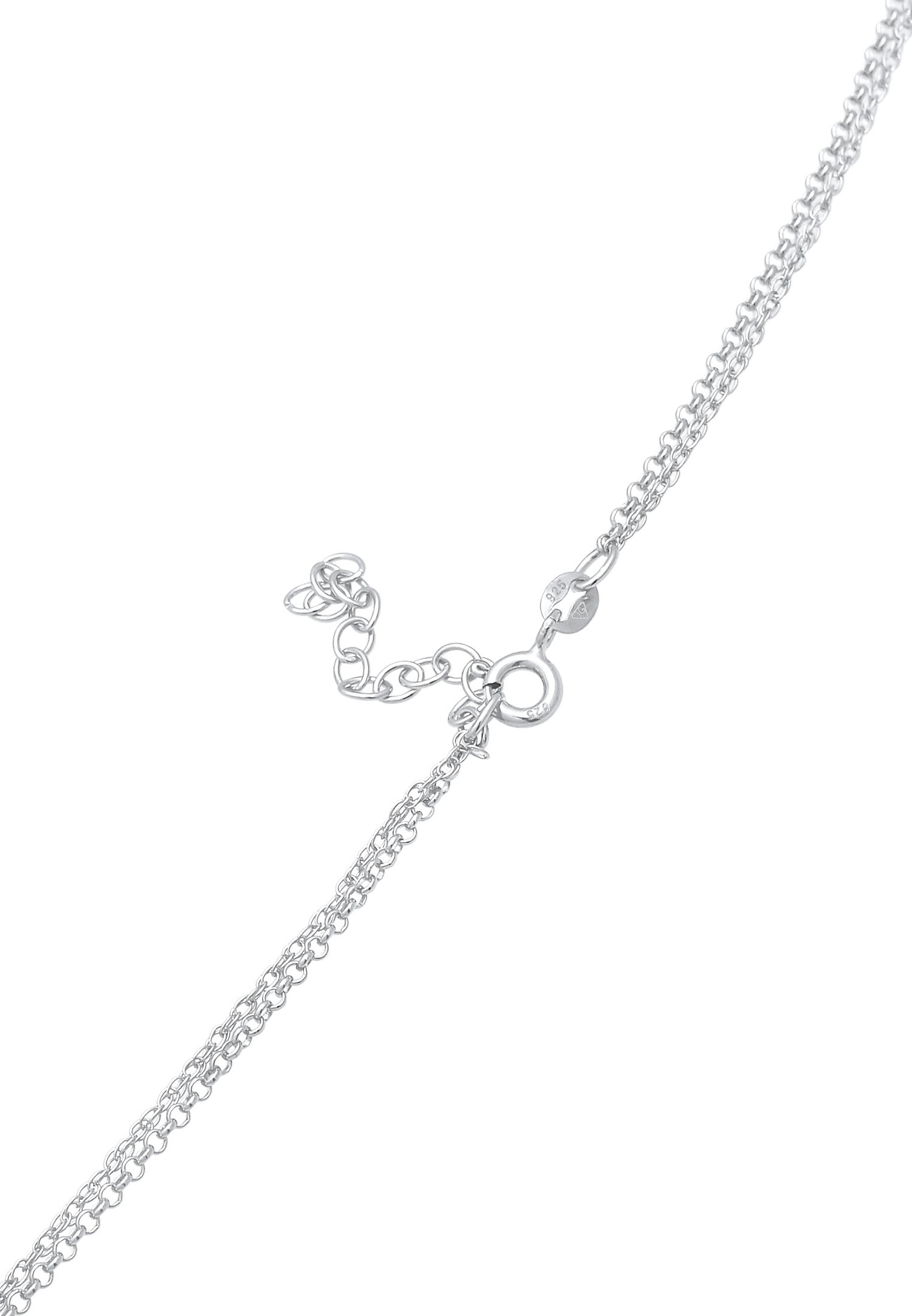 Elli Hamsa privjesak za ruku za žene s kristalima kubnog cirkonija od 925 sterling srebra