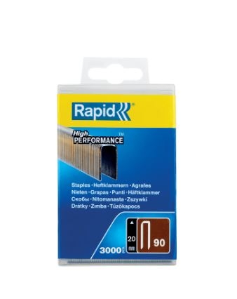 Capse Rapid 5000123 nr. 90 cu spate îngust 20 mm 3.000 bucăți