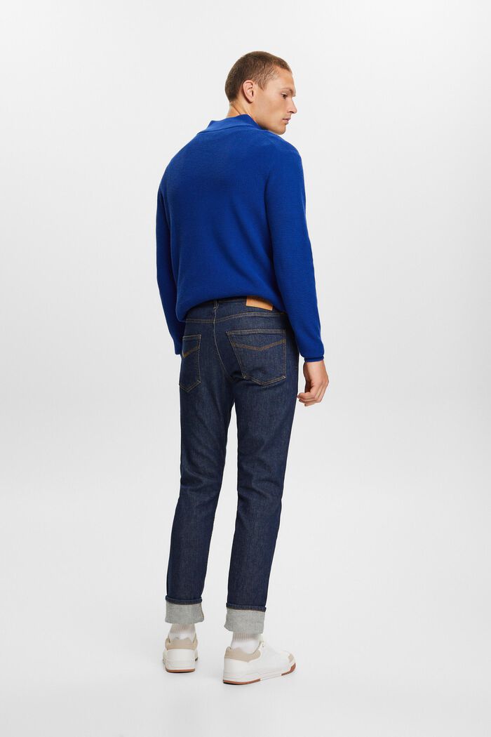 Schmale Selvedge-Jeans mit mittelhohem Bund