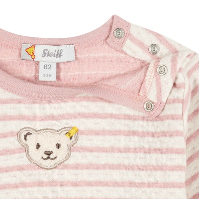 T-Shirt langarm, rosa für Mädchen