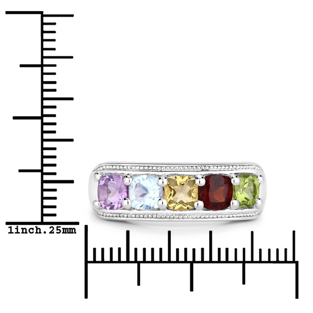 Rafaela Donata Bague Argent sterling Améthyste en Argent Bague