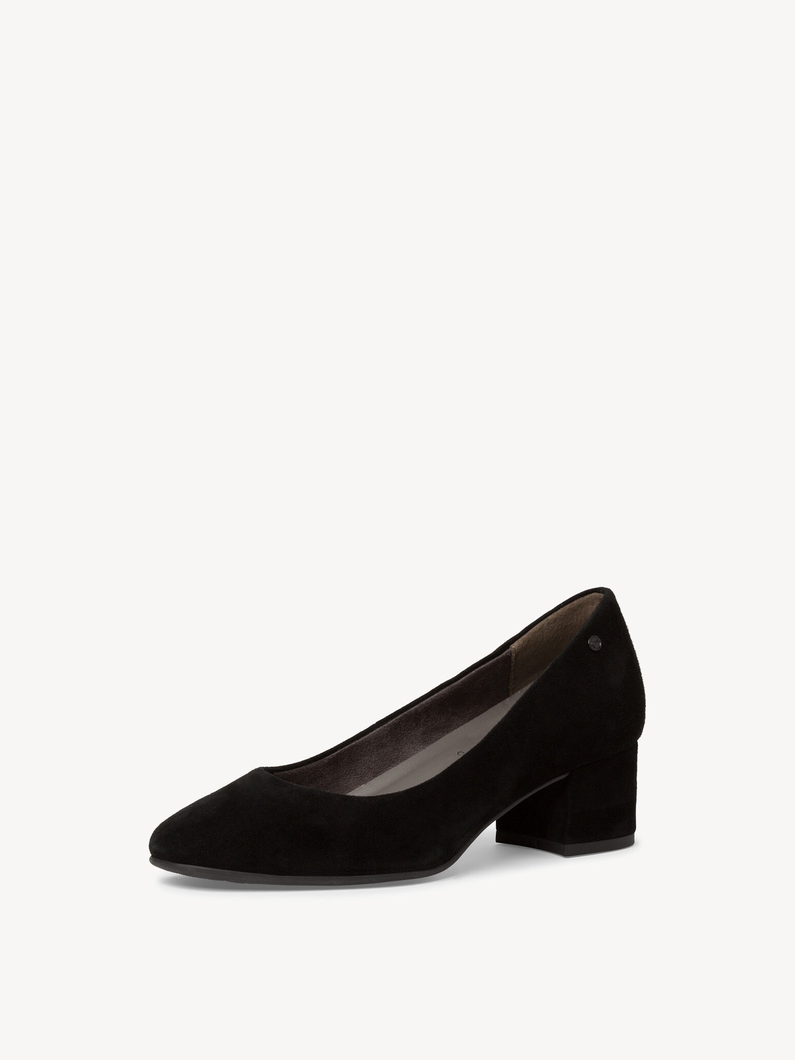 Escarpin en cuir - noir