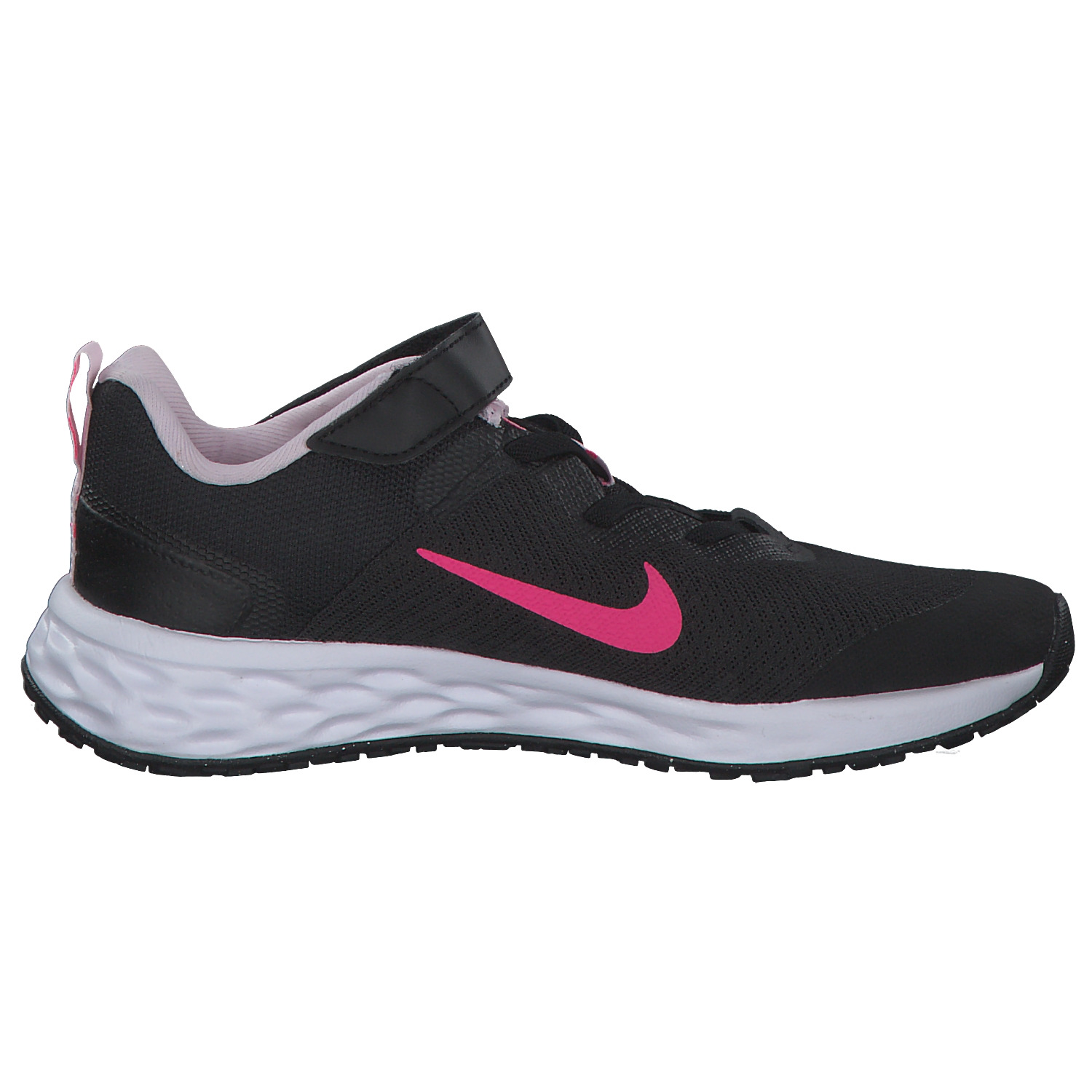 Nike Revolution 6 DD1095 W, Sneakers Low, Kinder, black/hyper pink-pink foam