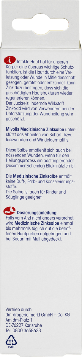 Medizinische Zinksalbe, 100 ml