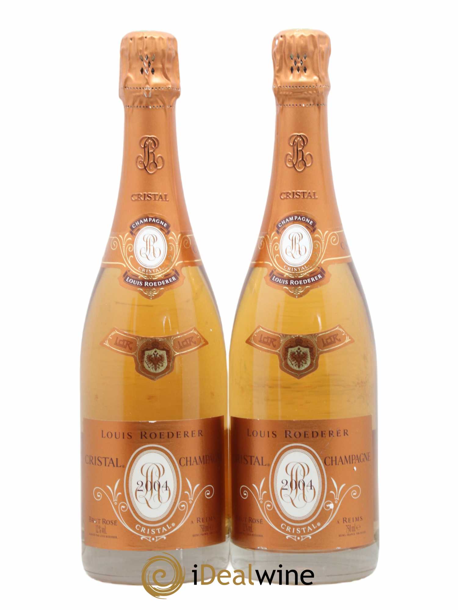 Cristal Louis Roederer  2004 - Lot de 2 Bouteilles