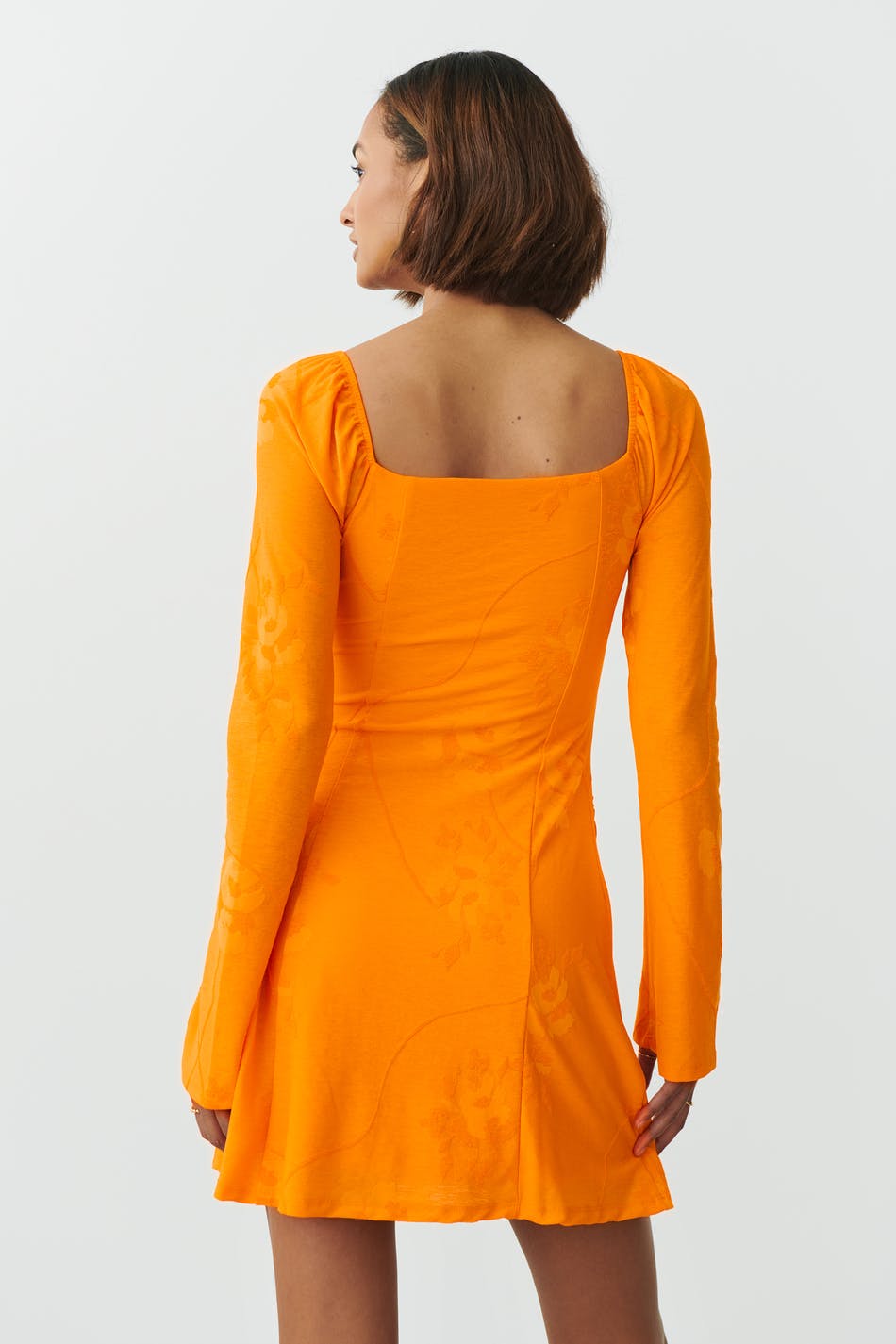Jacquard mini dress