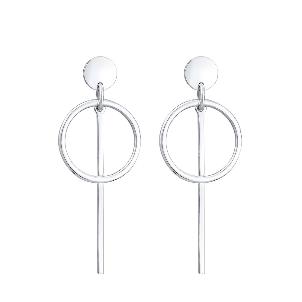 Elli Elli by Julie & Grace Boucles d'Oreilles Cercle Geo Boucles d'Oreilles Femme - (9 Boucles d'oreilles