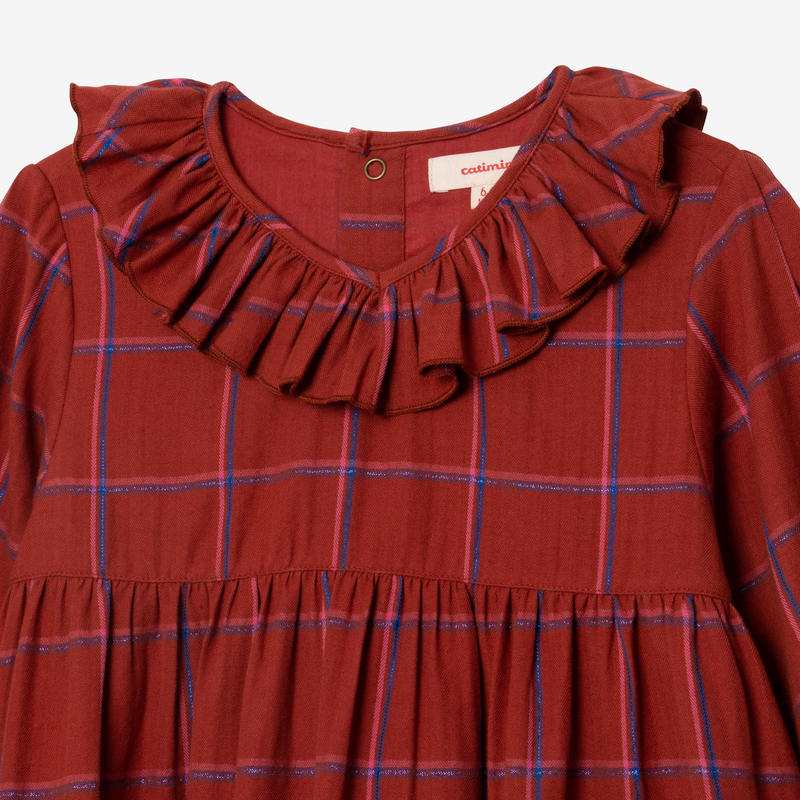 Robe fille carreaux Catimini