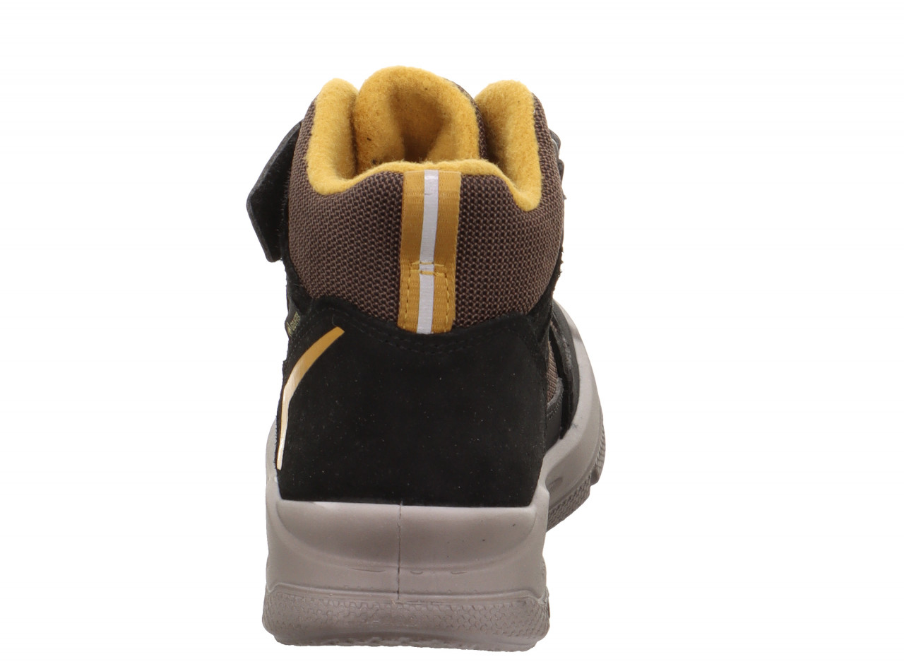 MARS - Schwarz/BraunBoots mit Klettverschluss