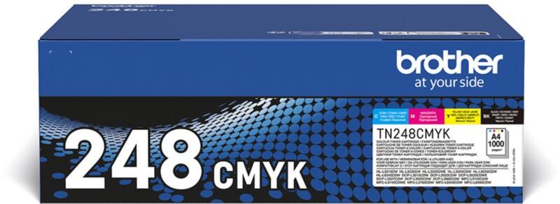 Brother TN-248VAL Original Tonerkartusche Cyan, Gelb, Magenta, Schwarz Multipack 4 Stück