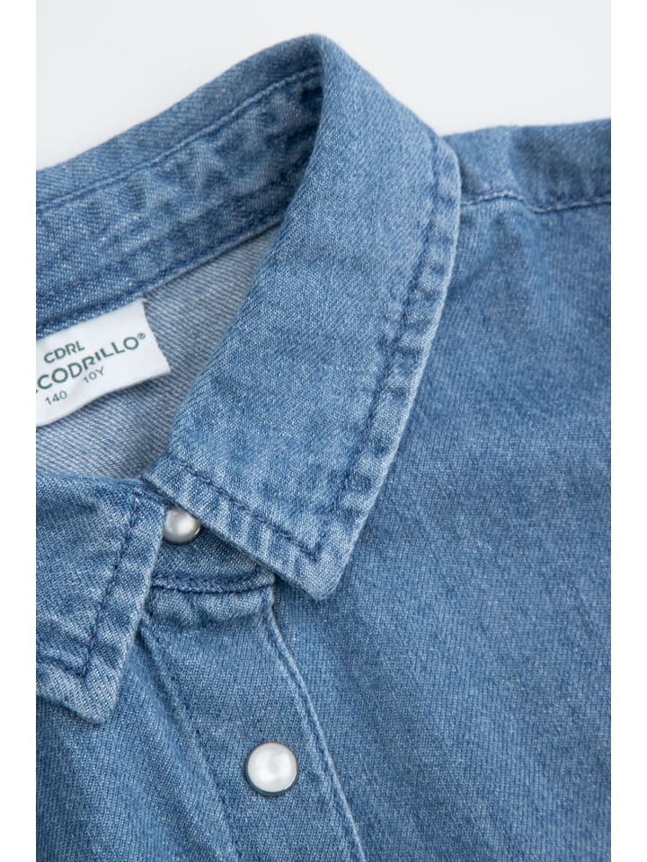 Coccodrillo Langarmhemd in blau günstig kaufen