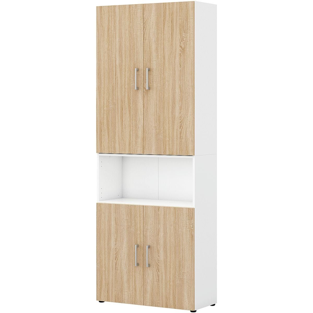 röhr Aktenschrank Direct Office 2 Schrank mit 4 Türen und 2 Schubladen, 80x212,5 cm