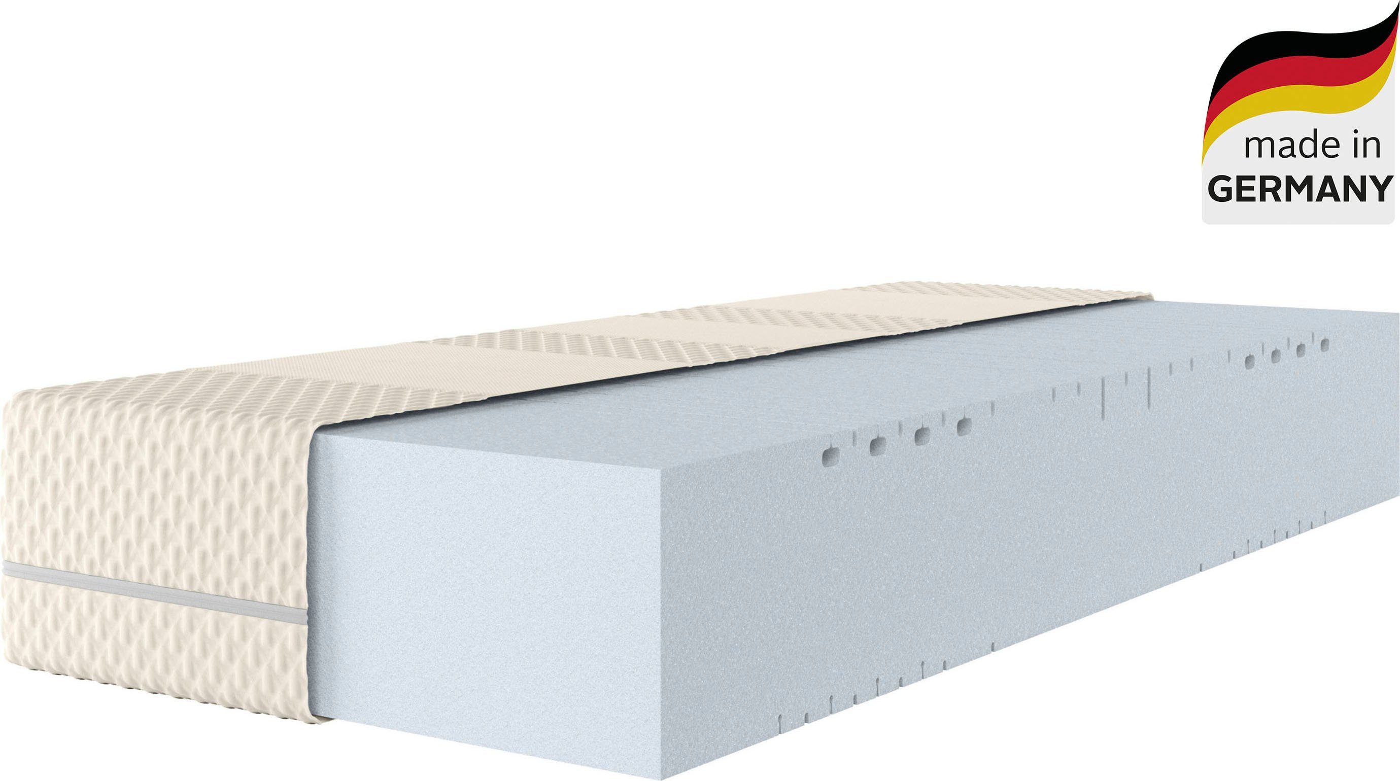 Komfortschaummatratze Torell, OTTO products, 30 cm hoch, verschiedene Größen erhältlich, Matratze mit hochwertigem Bezug