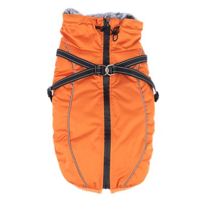 TIAKI Hundemantel mit Geschirr Arkon, orange