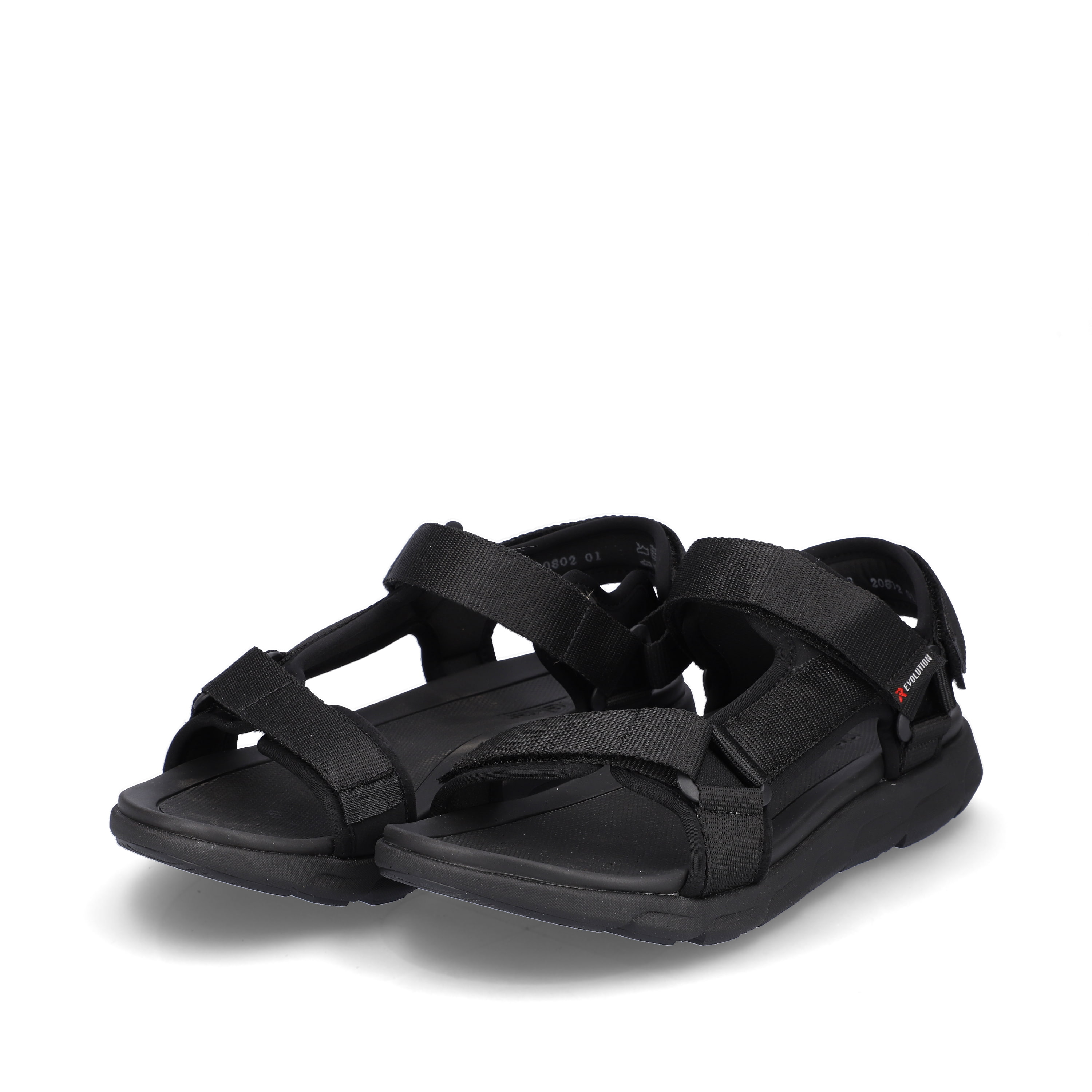 Rieker Herren Trekkingsandalen deep black