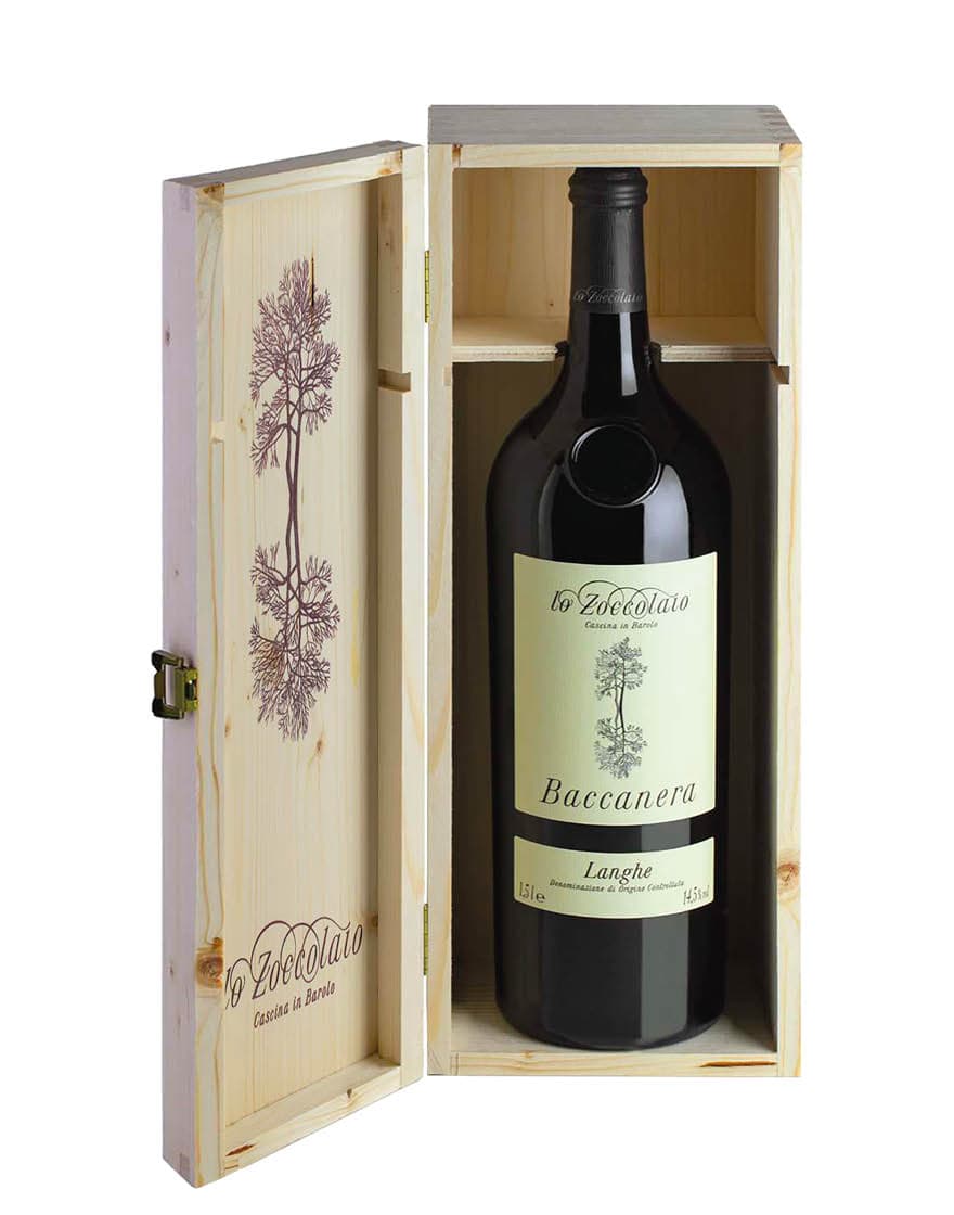 Langhe DOC Baccanera 2019 Lo Zoccolaio Magnum 1,5 ℓ, Caisse bois