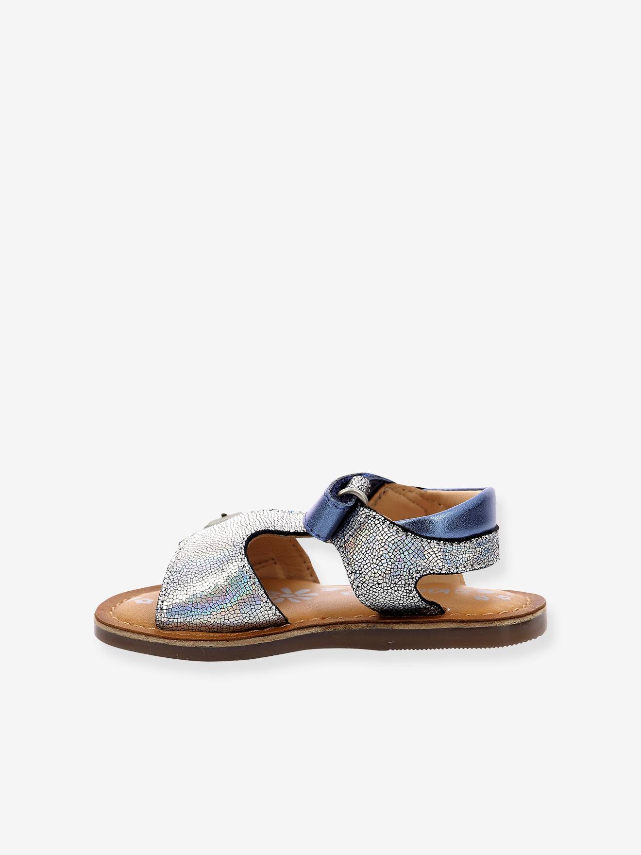 Sandales cuir enfant Diazz KICKERS® bleu
