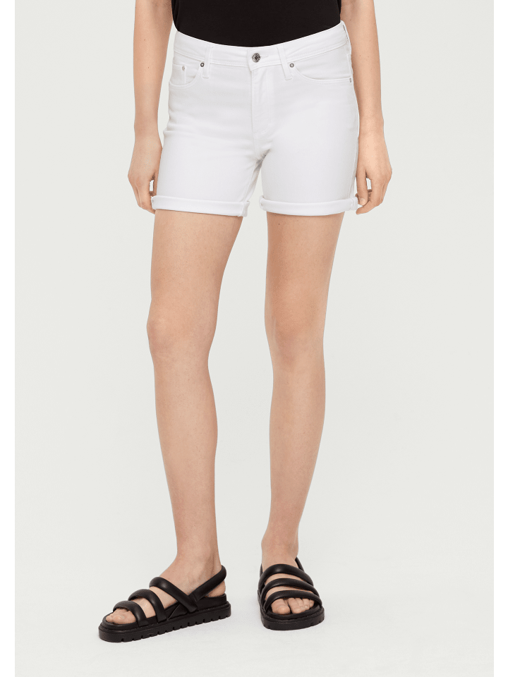 s.Oliver Jeans-Hose kurz in Weiß günstig kaufen