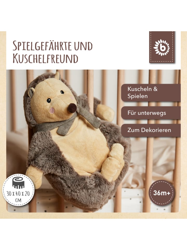 Bieco Spielwaren Plüsch Kuscheltier Igel mit Magneten - ab Geburt in Braun günstig kaufen onesize