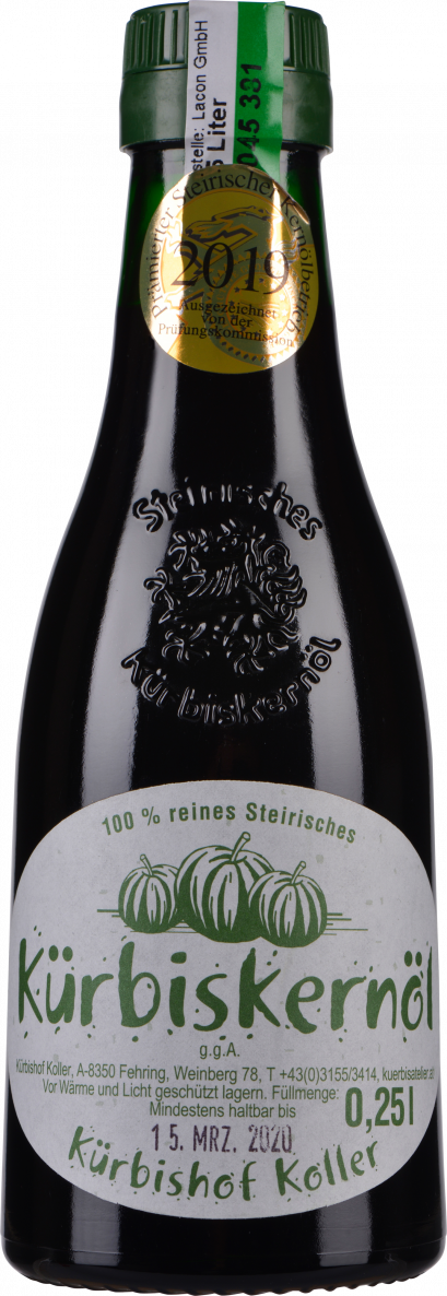 Kürbishof Koller Kürbiskernöl 0,25 Liter