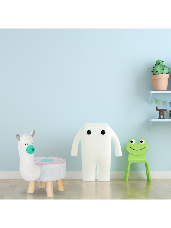 relaxdays Tierhocker Lama in Weiß günstig kaufen onesize
